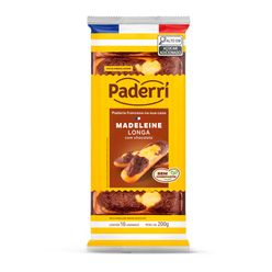 Bolo Madeleine Longo PADERRI com Chocolate 200g