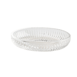 Centro de Mesa Vidro e Acácia Liza 24cm A\CASA
