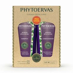 Kit Shampoo e Condicionador PHYTOERVAS Antiqueda 250ml