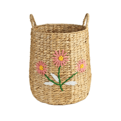 Cesto Fibra Natural Flower - A\CASA