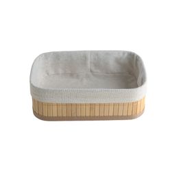 Cesto Retangular Bambu Nature 14x8 - A\CASA