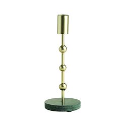 Castiçal Metal e Mármore Liv 20cm A\CASA