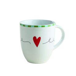 Caneca Heart Stoneware 335ml A\CASA