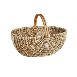 Cesto A\CASA Rattan Mykonos 31x19cm