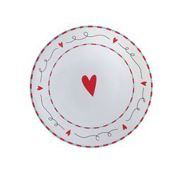 Prato para Lanche Heart Stonewear 22cm - A\CASA