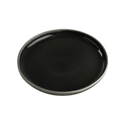 Prato para Lanche Stoneware Onix 22cm - A\CASA