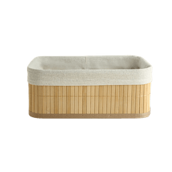 Cesto Retangular A\CASA Bambu Nature 20x12