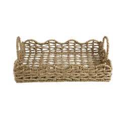 Bandeja Fibra Natural Aruba 30x8cm - A\CASA