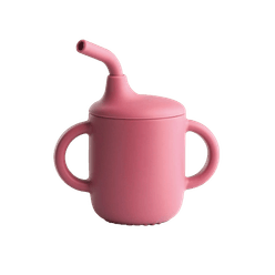 Copo A\BABY Silicone com Canudo