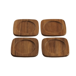 Kit Porta Copos Daily Bambu 11cm com 5 Peças - A\CASA
