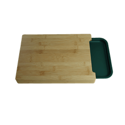 Tábua Dublin Bambu 35cm com Bandeja Removível - A\CASA