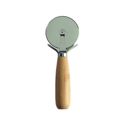 Cortador de Pizza Nonno Bambu e Inox 19cm - A\CASA