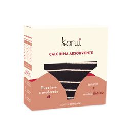 Calcinha Absorvente KORUI Básico P com 1 Unidade