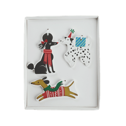 Kit de Enfeite Joy Madeira com 3 Peças com 3 Peças - A\CASA