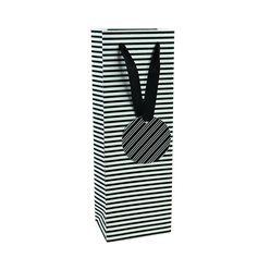 Sacola para Vinho Lines Papel 36x8cm - A\CASA