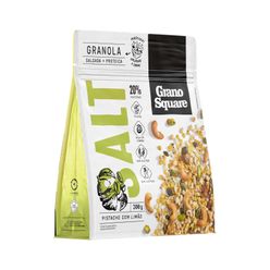 Granola GRANO SQUARE Salt Pistache com Limão Vegano,Sem Glúten e sem Lactose 200g