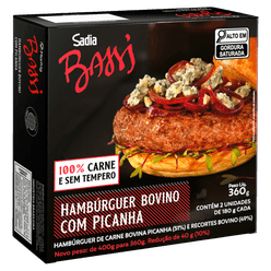 Hambúrguer Bovino BASSI Picanha 360g