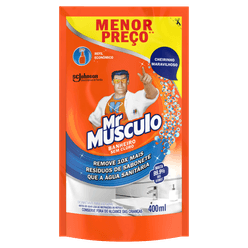 Refil Limpador MR MUSCULO Banheiro 400ml Menor Preço