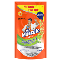 Refil Limpador MR MUSCULO Cozinha Limão 400ml Menor Preço