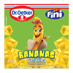 Pó de Gelatina DR OETKER Fini Bananas 20g