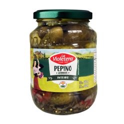 Pepino LA VIOLETERA Inteiro Agridoce 360g