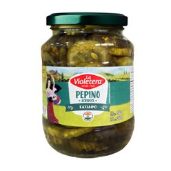 Pepino LA VIOLETERA Fatiada Agridoce 360g