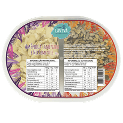 Amêndoa Laminada LAVIVÁ + Mix Sementes 160g