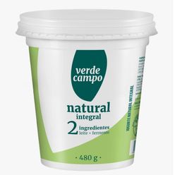 Iogurte VERDE CAMPO Natural Integral 480g