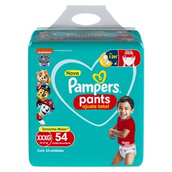 Fralda Descartáveis PAMPERS Pants XXXG com 54 unidades