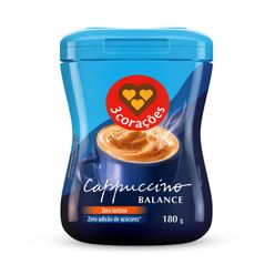 Café 3 CORAÇÕES Cappuccino Balance Zero Lactose 180g