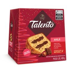 Panettone GAROTO Talento Avelã 450g