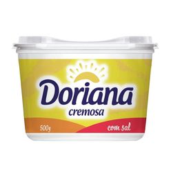 Margarina cremosa com sal DORIANA 500g