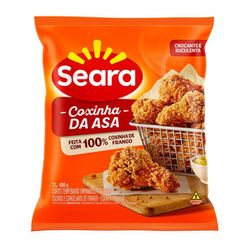 Coxinha da asa tradicional empanado crocante SEARA 400g