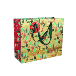 Sacola Christmas Papel 26x31cm - A\CASA