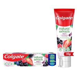 Creme Dental COLGATE Natural Extracts Carvão Ativado e Menta 90g