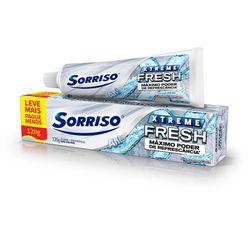 Creme Dental Refrescância SORRISO Xtreme Fresh Xtra Forte 120g