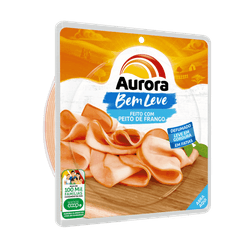 Peito de Frango AURORA Bem Leve Defumado Fatiado 180g