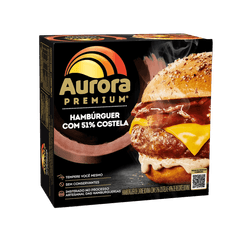 Hambúrguer Bovino AURORA Premium Costela 350g