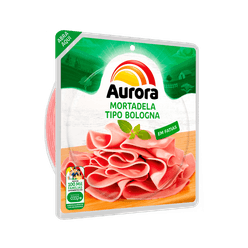 Mortadela AURORA Tipo Bologna Fatiada 180g