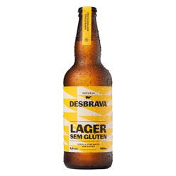 Cerveja DESBRAVA Lager Sem Glúten 500ml