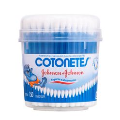 Hastes flexíveis COTONETES Johnson & Johnson com 150 unidades