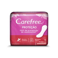 Protetor Diário CAREFREE Original Frescor Diário com 15 Unidades