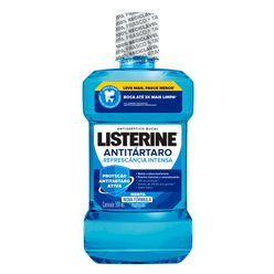 Enxaguante Bucal LISTERINE Antitártaro Menta Refrescância Intensa 500ml Leve Mais Pague Menos