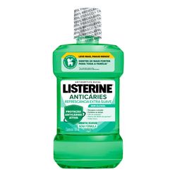 Enxaguante Bucal LISTERINE Anticáries Sem Álcool Menta Suave 500ml Leve Mais Pague Menos