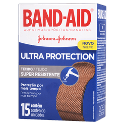 Curativo BAND-AID Ultra Protection com 15 unidades