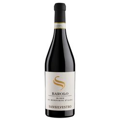 Vinho Italiano SANSILVESTRO Barolo DOCG Del Comune di Monforte d'Alba 750ml