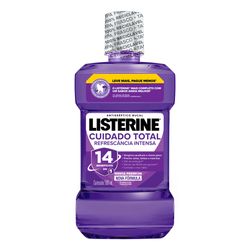 Enxaguante Bucal LISTERINE Cuidado Total Menta Refrescância Intensa 500ml Leve Mais Pague Menos