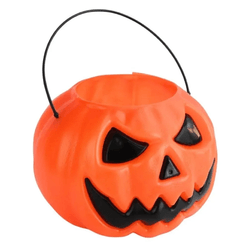 Balde com alça Abóbora BRDECOR Halloween