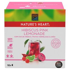 Chá em Cápsula NATURES HEART TEA Hibiscus Pink Lemonade 10 Cápsulas 60g