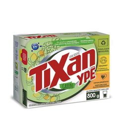 Lava-Roupas Pó Tixan YPÊ - Green - 800G - Rende 12 Lavagens